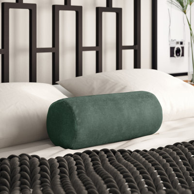 Polyester Bolster Pillow with Removable Cover and Insert