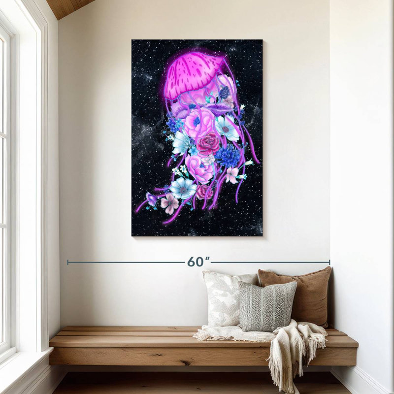 Brampt Magic Ocean Jellyfish, 45" H x 30" W
