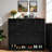 Wooden Shoe Cabinet With 4 Flip Drawers, 2 Storage Drawers And Open Compartments-236815116