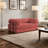 Upholstered Boneless Compression Corduroy Convertible Sleeper Sofa Bed - Foldable Floor Couch With No Assembly-237541010-238022426