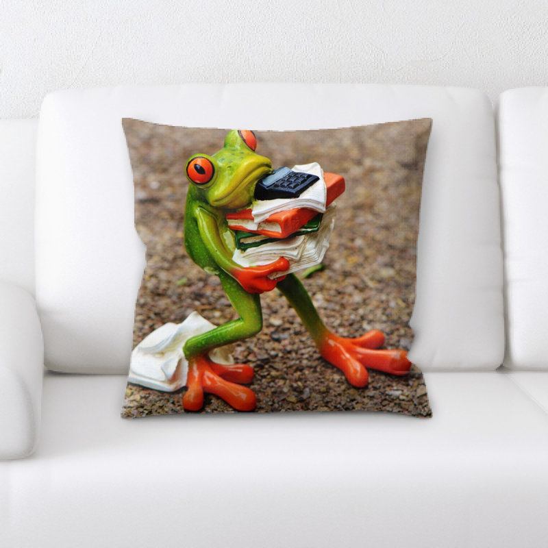 Microsuede Throw Pillow