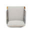 Chaise d'extérieur, chaise de salle à manger avec structure en métal-1265279700