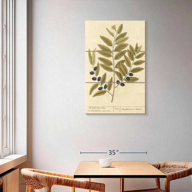 Keiri Olive Branch I, 57" H x 36" W