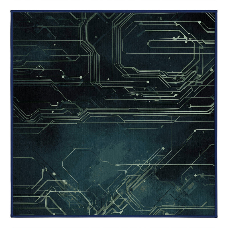 Void Nexus Rug, Square 6'