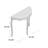 Evangelyne 33.9'' Solid Wood Console Table-16216860
