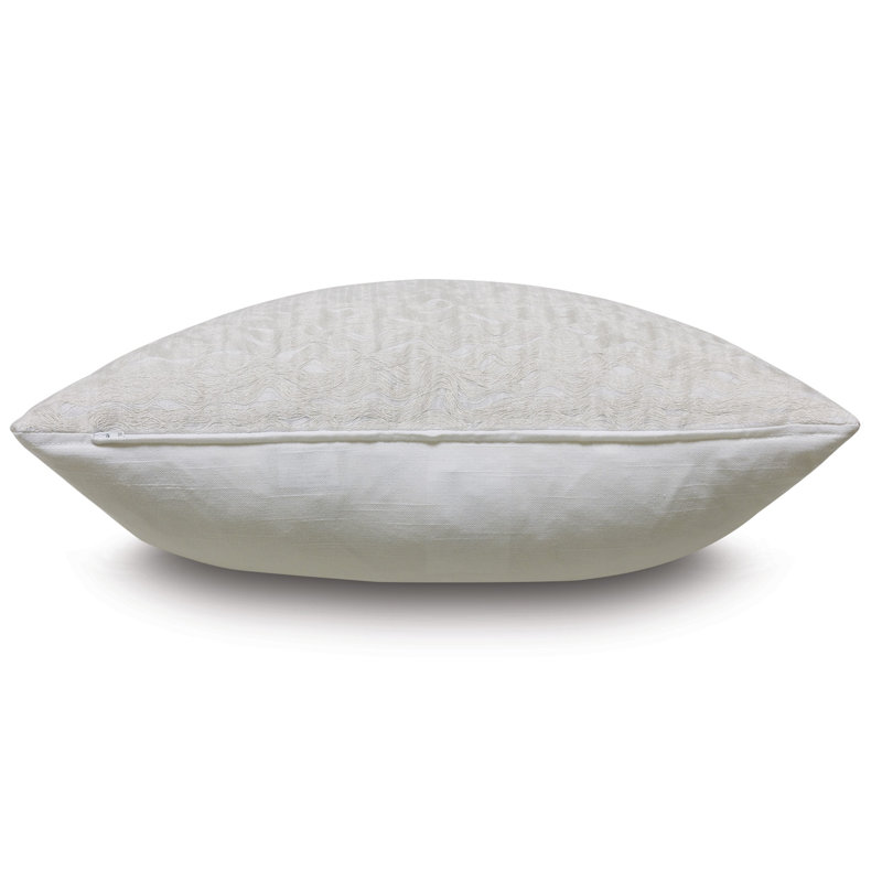 Naomi Square Pillow Cover & Insert, Faux Down, 22"H x 22"W