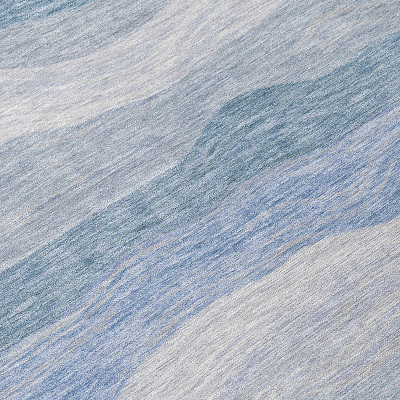Machine Washable Indoor/Outdoor Lanphear ACN2397 Stripes Rug, Rectangle 8' x 10'
