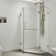 Piedmont 38" W x 38" D x 73" H Hinged Frameless Shower Enclosure with 3/8  Clear Glass