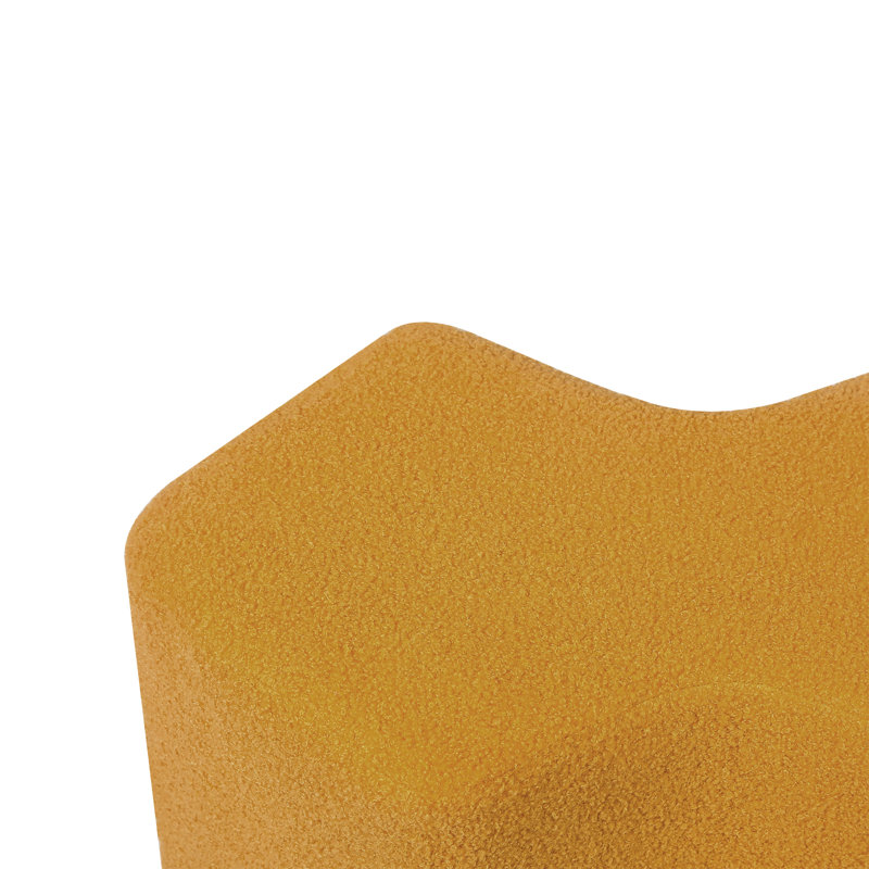 Sahithi Upholstered Ottoman, Yellow