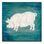 « farm porc », impression sur toile tendue-21938497
