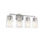 Éclairage pour salle de bain 4 lumières Savoy House Sacremento en nickel satiné-2136726769-2136726768-2065573177