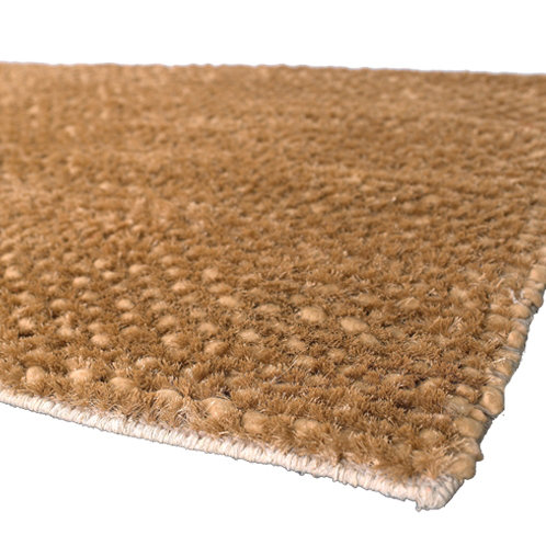 Strata White Area Rug, Round 7'9", Brown/Tan