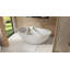 Baignoire autoportante en résine mate avec trop-plein et drain 66,6 po x 33,5 po Badeloft BW-03-L-M-71526171