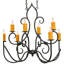 Lustree 10 lumières façon bougie classique/traditionnel Carwell