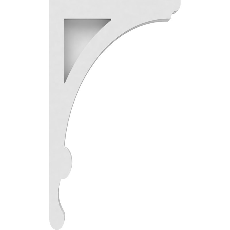 Corbeau en PVC Legacy de qualité architecturale, H 14 po x P 8 po x l 1,875 po