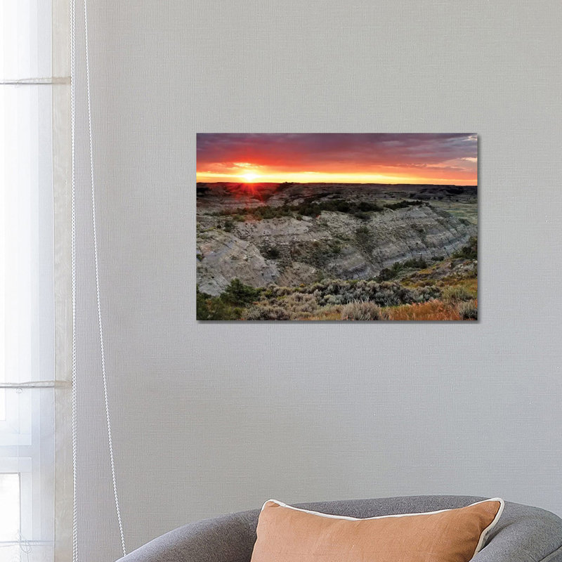 Buck Hill Sunrise by Brian Wolf - Wrapped Canvas Print