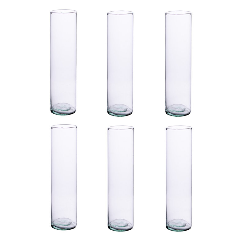 Anirudh Handmade Glass Table Vase, 40cm H x 11cm W x 11cm D