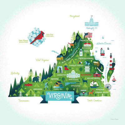 " Illustrated Virginia " by Michael Mullan