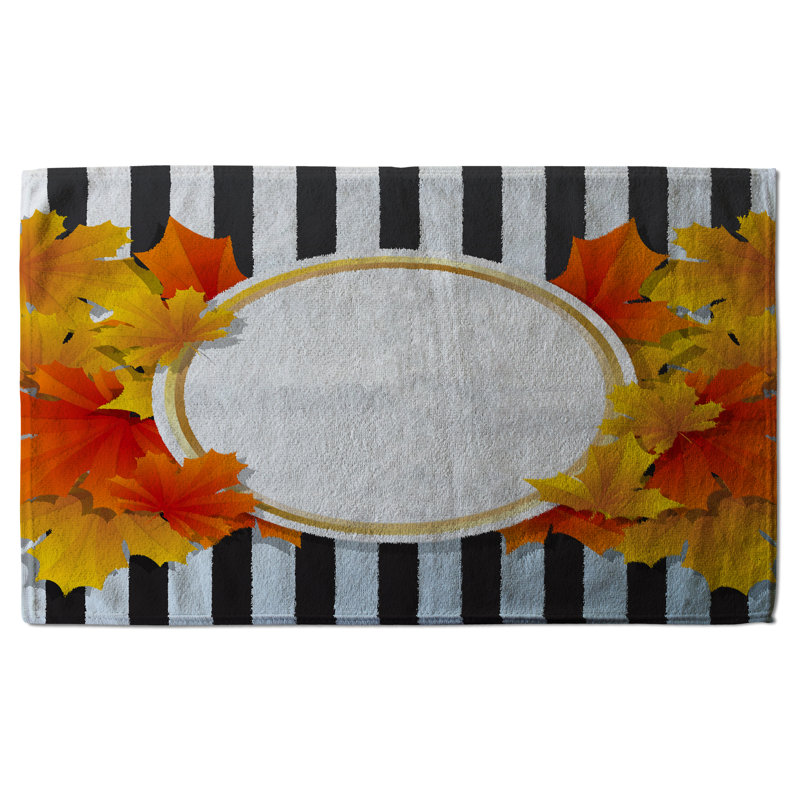 Cotton Stripe Waffle Tea Towel Kitchen Towel
