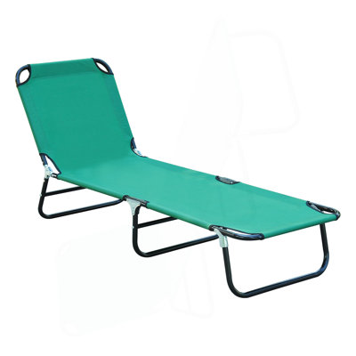 Méridienne pliante de patio, chaise de bronzage d'extérieur