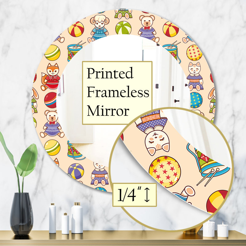 Miroir mural Kids, H 31,5 po x l po