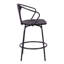 Swivel Counter Stool with Metal Frame-785864565