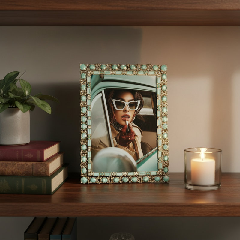 Patrice Metal Picture Frame, 5" x 7"