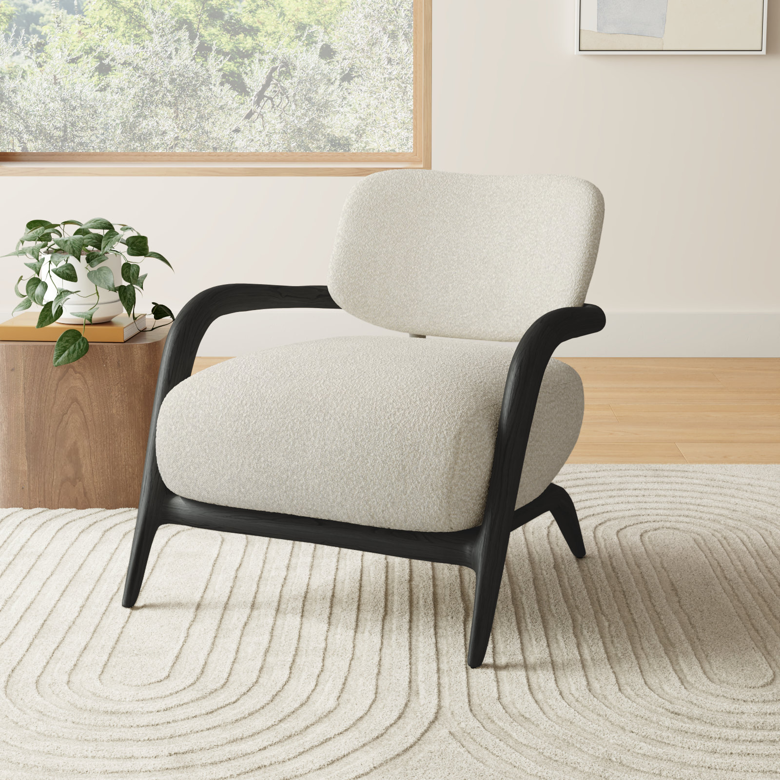 Arcona Armchair, Brown
