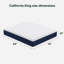 Matelas en mousse viscoélastique réglable 10 po-492988012