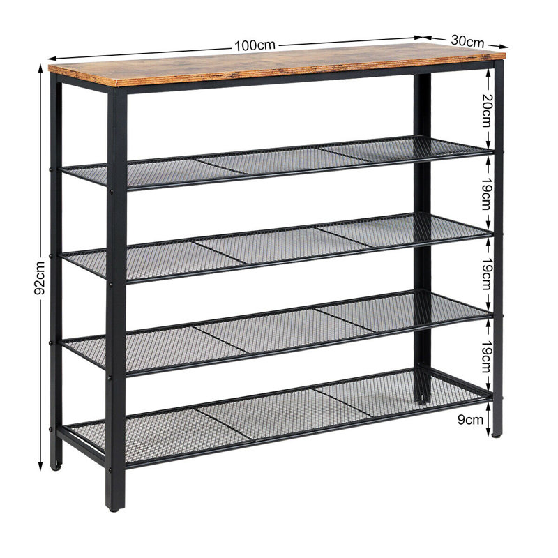 15 Pair Shoe Rack