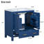 Meuble-lavabo avec lavabo simple, 2 portes à fermeture douce et 1 tiroir-1574037664