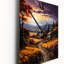 Countryside Bountiful Vineyard - Landscape & Nature Wall Clock Oversized-99630517