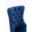 Chaise de salle à manger rembourrée en velours moderne avec anneau à tirer (ensemble de 2)-1415673411-1460188288