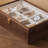 Black Walnut Wooden Watch Box, 10 Slots Display Organizer Holder with Glass Lid, Gift for Men Women.
