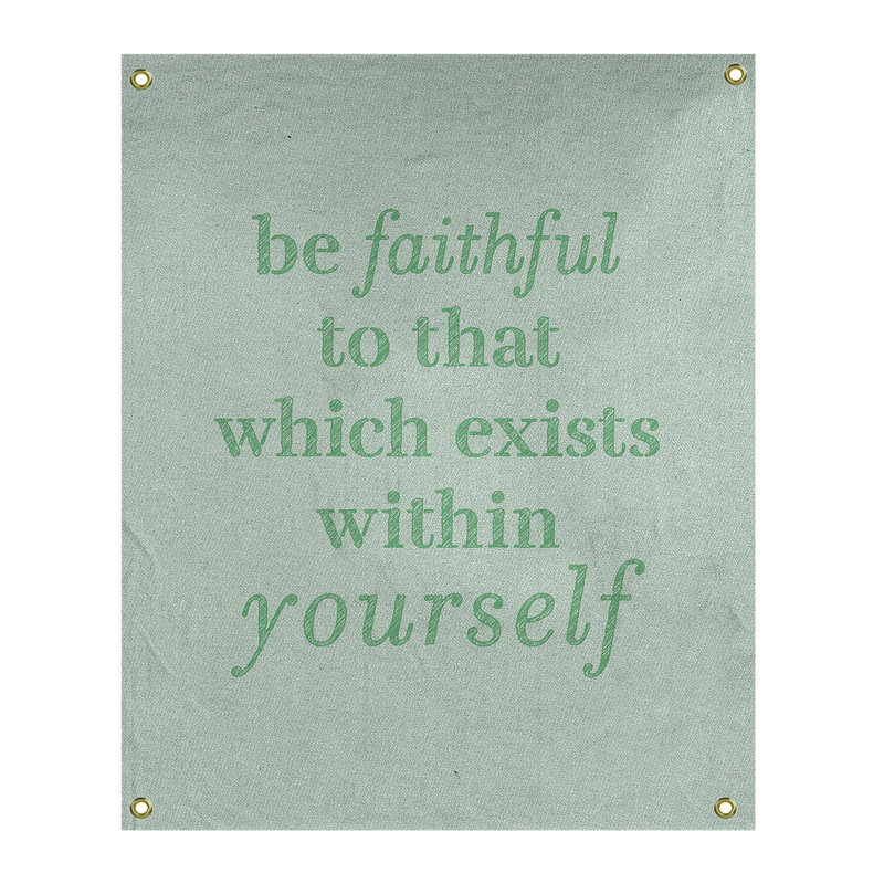 Tapisserie de polyester fidèle à votre quote, H 36 po x l 26 po, Vert