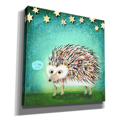 «Porcupine For Thomas» par Judy Verhoeven, art mural sur toile