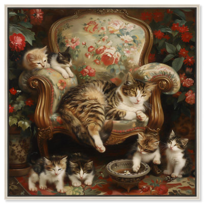 «Lounging Cats» par Art Remedy