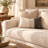 Gray & White Handwoven Textured Wool Lumbar Pillow Cover