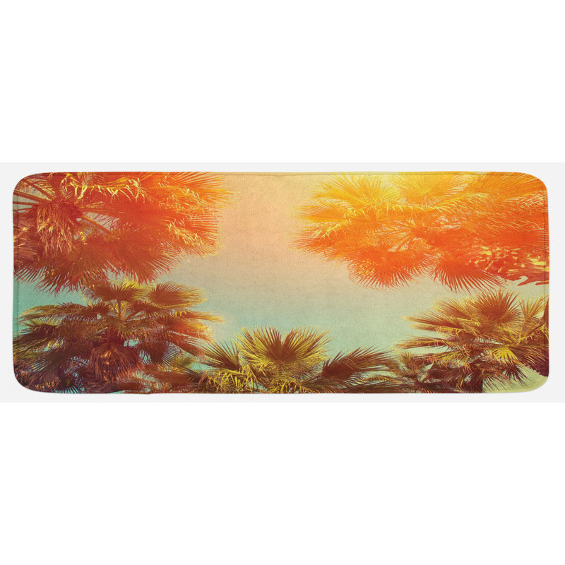 Tapis de cuisine palmier tree