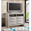 Commode média Marilla G1503-TV2 avec résine moulée et placages de bois véritable, durable et élégante pour les chambres à coucher modernes