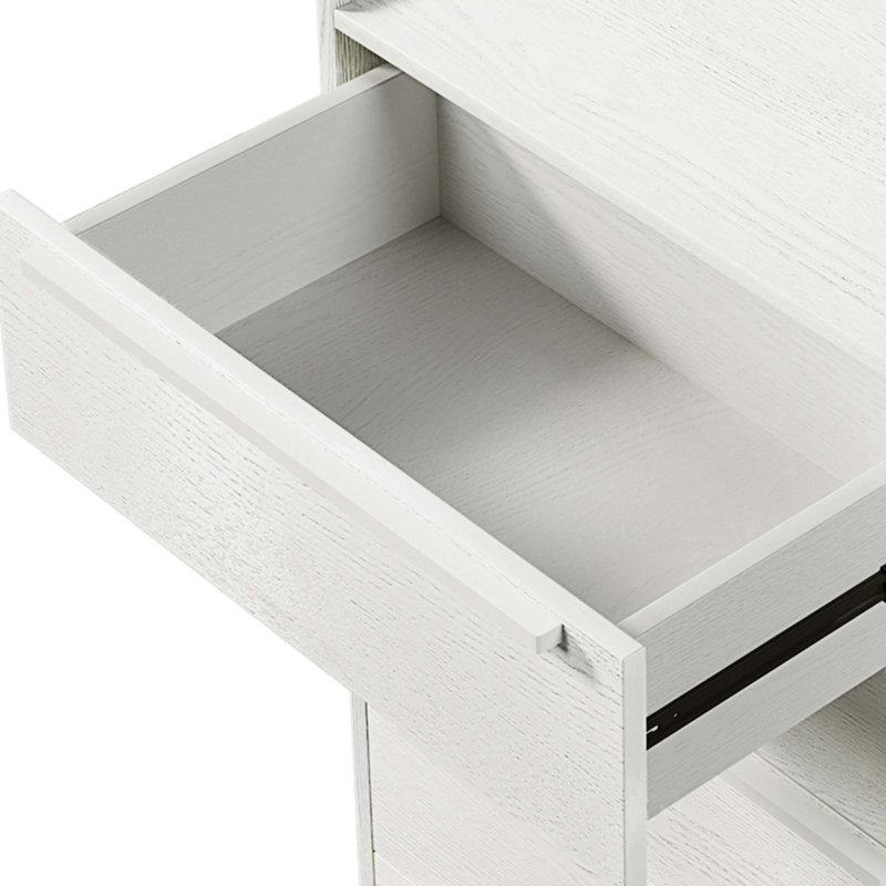 Commode 9 tiroirs Elanora, Blanc