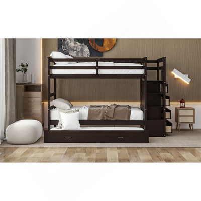 Bunk Bed With Trundle And Staircase