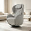 Fauteuil de massage chauffant Nouhaus Luna, fauteuil inclinable de massage Zero-Gravity avec massage 3D à faible bruit et deux systèmes de sonorisation (Elder White)-1548668968