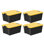  IRIS 45 Qt. Bacs de rangement en plastique avec couvercles