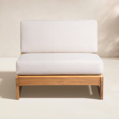 Askel Eucalyptus Patio Lounge Chair