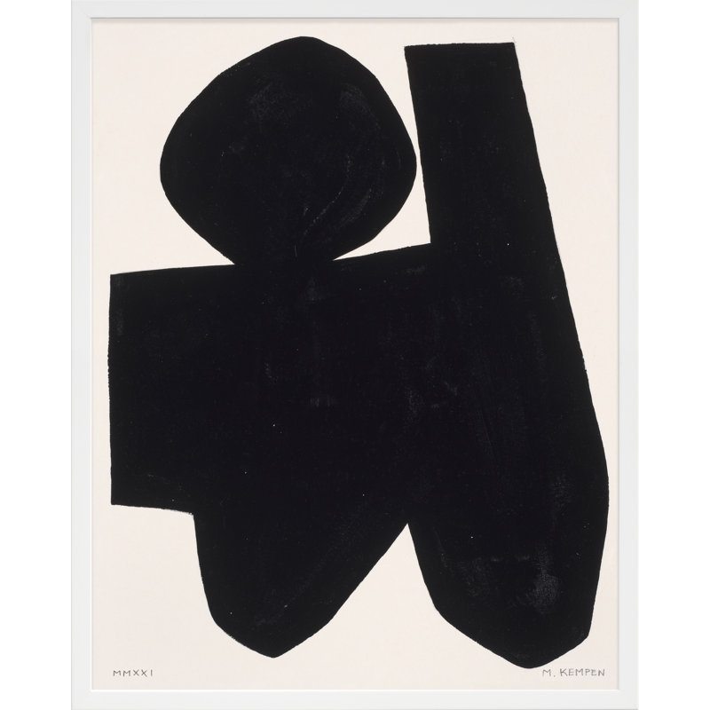 Module On White 4 by Michael Kempen, White, 30" H x 24" W x 1.25" D