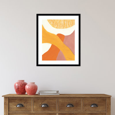 «Retro Abstract VI Bright» par Danhui Nai, reproduction d'art encadrée
