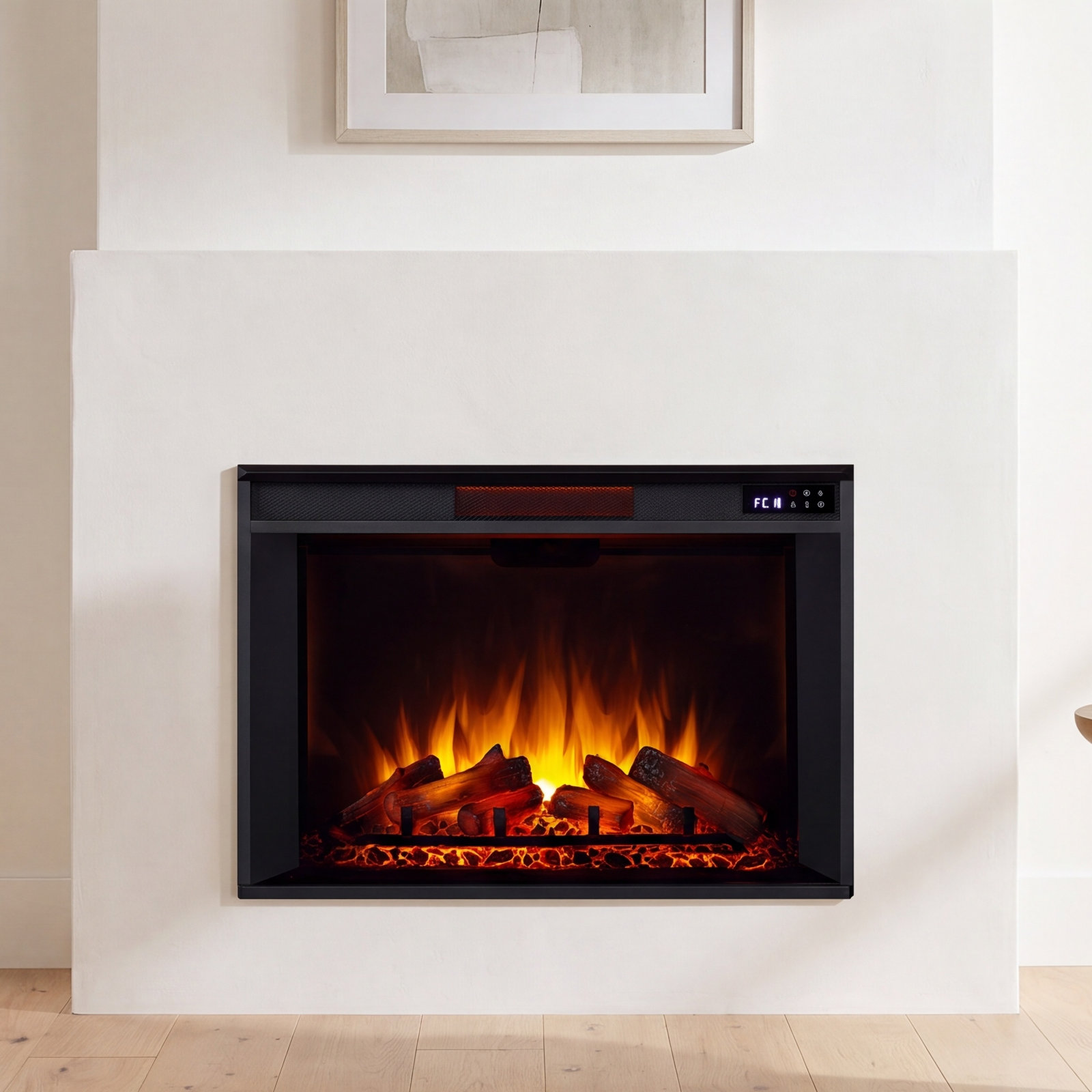 Real Flame® Centennial Grand Electric Fireplace, Black