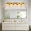 Luminaire pour meuble-lavabo de salle de bain Modern Gold Crystal-1386911658-1386911660-1386911661