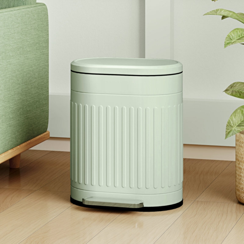 Metal Kitchen Trash Can